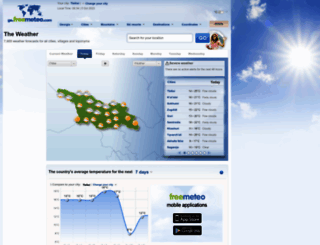 ge.freemeteo.com screenshot