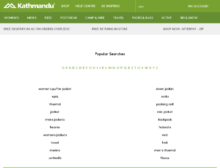 gear.kathmandu.com.au screenshot
