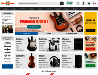 gear4music.fr screenshot