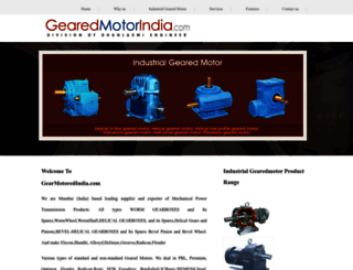 gearedmotorindia.com screenshot