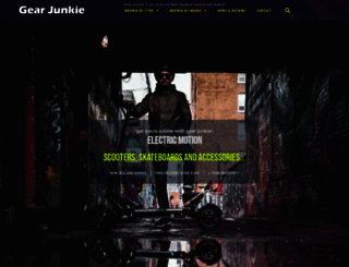 gearjunkie.co.nz screenshot