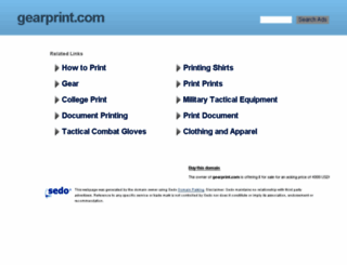 gearprint.com screenshot