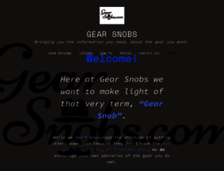 gearsnobs.wordpress.com screenshot
