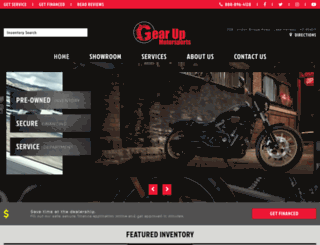 gearupmotorcycles.com screenshot