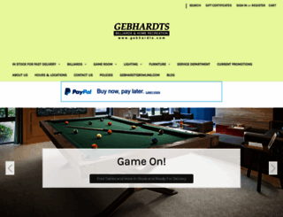 gebhardts.com screenshot