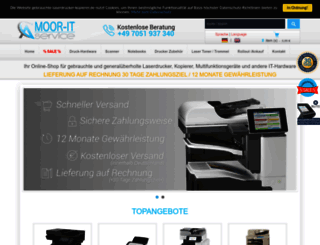 gebrauchte-laserdrucker-kopierer.de screenshot