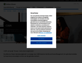 gebruikersregistratie.kluwer.nl screenshot