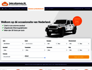 gebruikteauto.nl screenshot