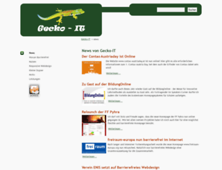 gecko-it.at screenshot