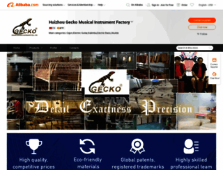 gecko-musical.en.alibaba.com screenshot