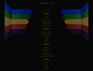 geckodev.org screenshot