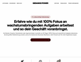 gedankenpower.com screenshot