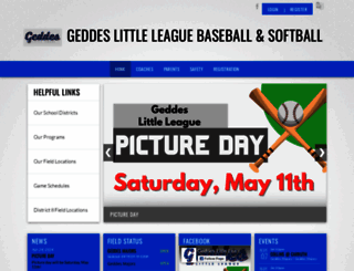 geddeslittleleague.com screenshot