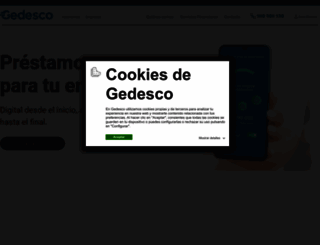 gedesco.es screenshot