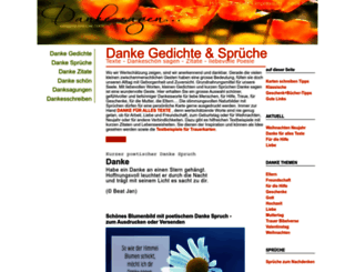 gedichte-danke-sprueche.net screenshot
