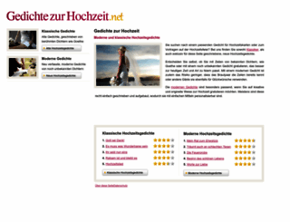 gedichtezurhochzeit.com screenshot