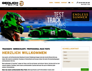 gedlich-racing.com screenshot