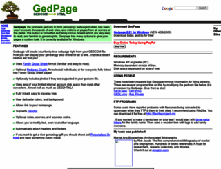 gedpage.com screenshot