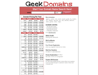 geek-domains.com screenshot