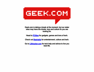 geek.com screenshot