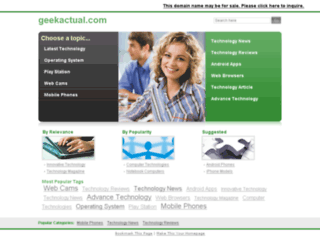 geekactual.com screenshot