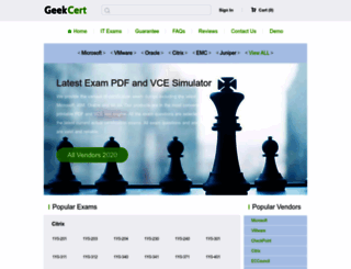 geekcert.com screenshot