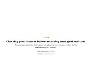 geeklord.com screenshot