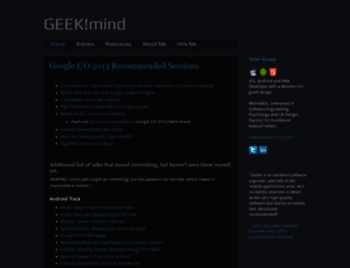 geekmind.net screenshot