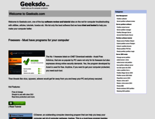 geeksdo.com screenshot