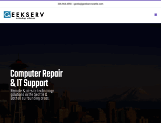 geekservseattle.com screenshot