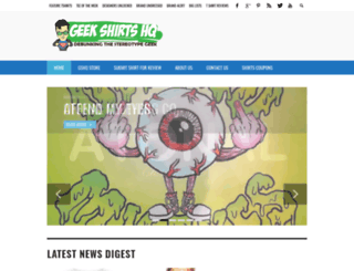 geekshirtshq.com screenshot