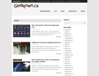 geektown.ca screenshot