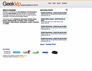geekup.org screenshot
