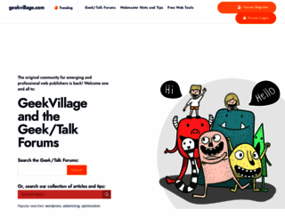 geekvillage.com screenshot