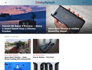 geekysplash.com screenshot
