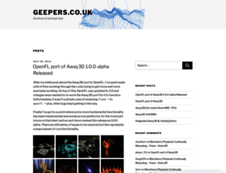 geepers.co.uk screenshot