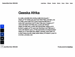 geeskaafrika.com screenshot
