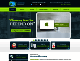 geesonspharmacy.com screenshot