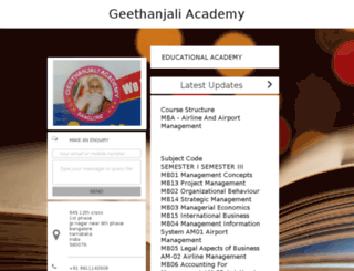 geethanjaliacademy.com screenshot
