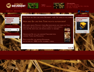 gefluegelhof-brunnert-shop.de screenshot