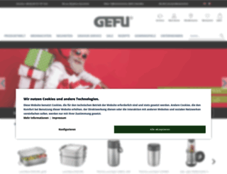 gefu-markenshop.de screenshot