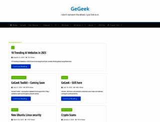 gegeek.com screenshot