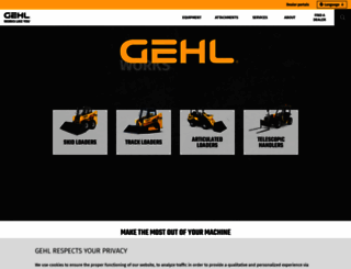 gehl.com screenshot