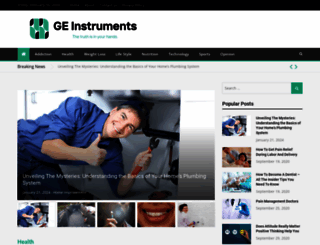 geinstruments.com screenshot