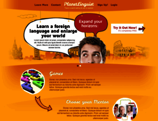 geisel.planetlinguist.com screenshot