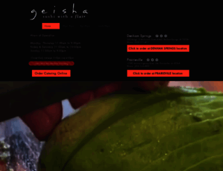 geisha-sushi.com screenshot