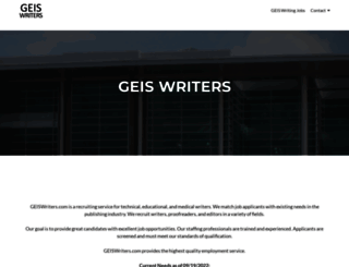 geiswriters.com screenshot