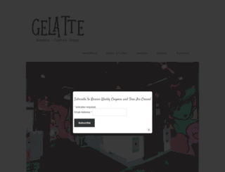 gelattecoffee.com screenshot