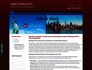 gelbandblack.com screenshot