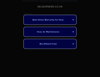 gelburners.co.uk screenshot